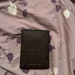 Michael Kors Dark Brown Key & Card Holder